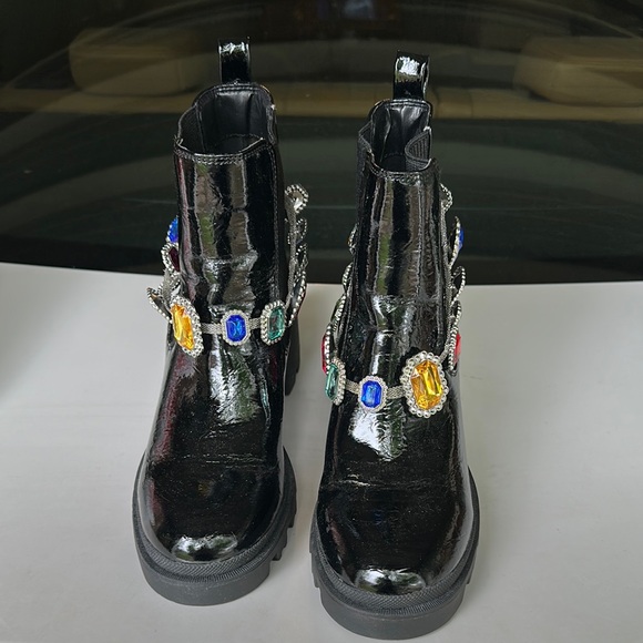 Betsy Johnson Gem-Embellished boots👢 - Picture 2 of 5